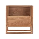 Dulap pentru vinuri din lemn de stejar în culoare naturală 59x60 cm NewEst - Woodman