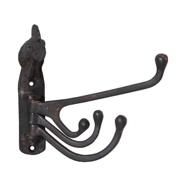 Cârlige 3 buc. de montat pe perete din metal – Antic Line-image-3
