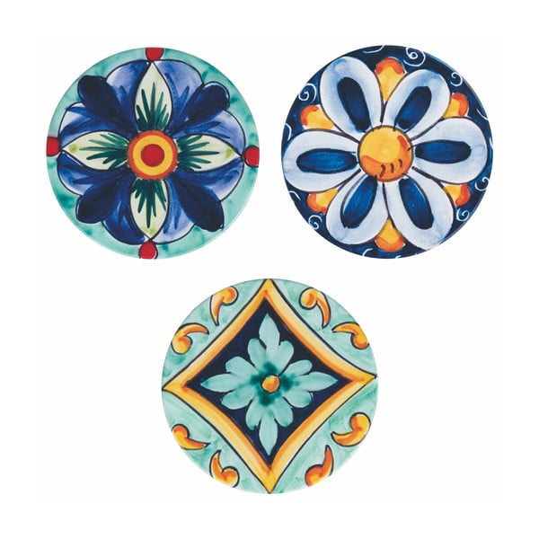 Suporturi de pahare/coasters din ceramică 3 buc.  Infinito – Villa d'Este