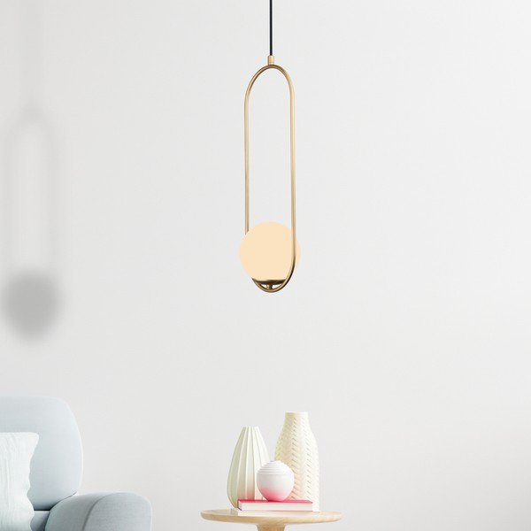 Lustră Squid Lighting Arch, înălțime 146 cm, auriu-image-2