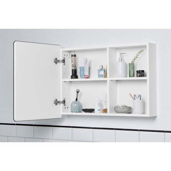 Dulap de baie alb suspendat/cu oglindă 80x58 cm Color Bath – Tom Tailor-image-1