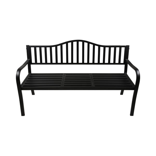 Bancă de grădină neagră din metal Segula - Garden Pleasure