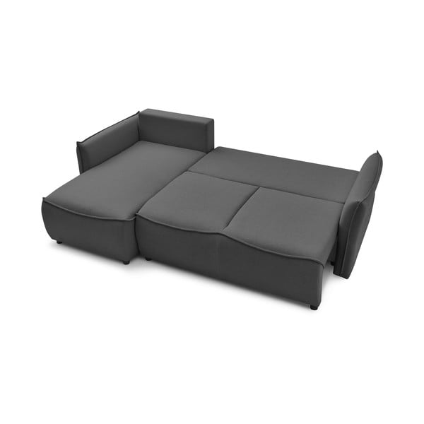 Colțar gri închis extensibil (colț  pe partea stângă ) Leon – Bobochic Paris-image-4