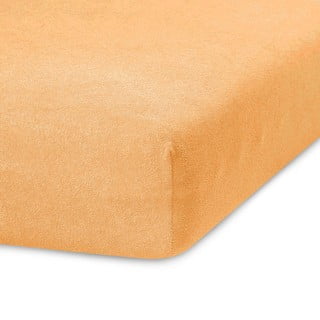 Cearceaf elastic AmeliaHome Ruby, 200 x 160-180 cm, bej închis