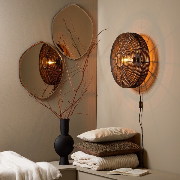 Aplică de perete neagră Mataka – Light & Living-image-2