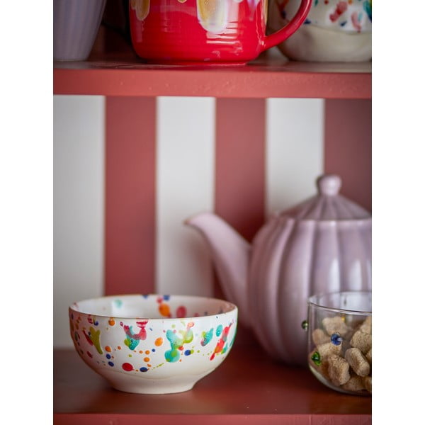 Boluri mici crem 4 buc. din gresie 300 ml Freckles – Bloomingville-image-1