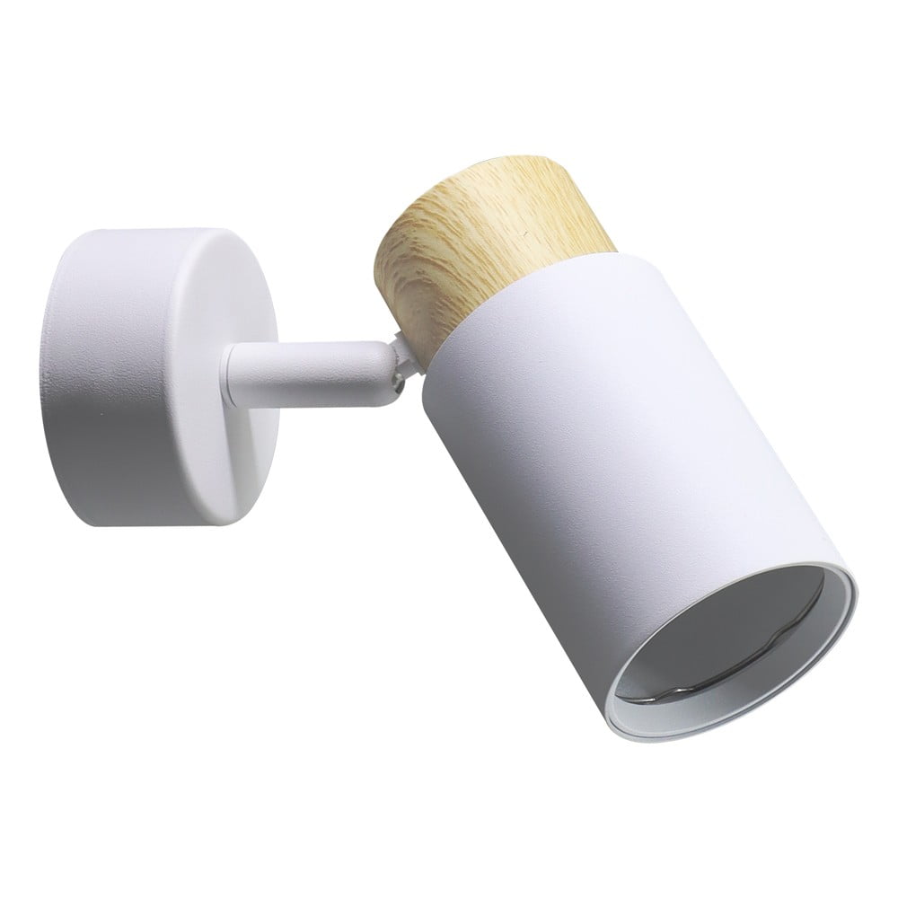 Aplică de perete albă/în culoare naturală Claro – Candellux Lighting