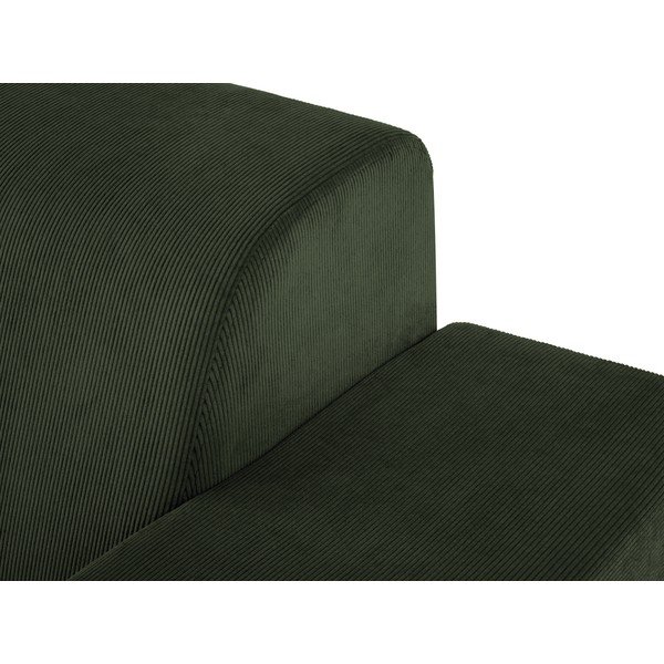 Colțar din reiat cu extensie pe partea dreaptă Cosmopolitan Design Hobart, verde-image-1
