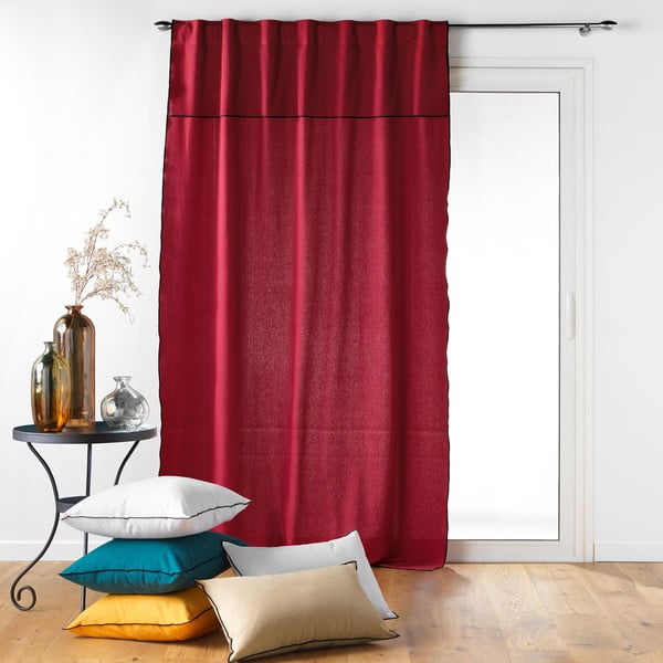 Draperie burgundy 140x240 cm Mistraline – douceur d'intérieur-image-3