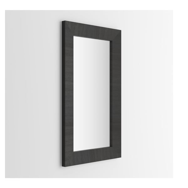Oglindă decor pin negru MobiliFiver Giuditta, 65 x 110 cm