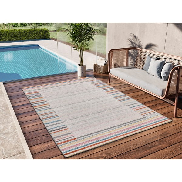 Covor pentru exterior și interior crem 80x150 cm Samara – Universal-image-1
