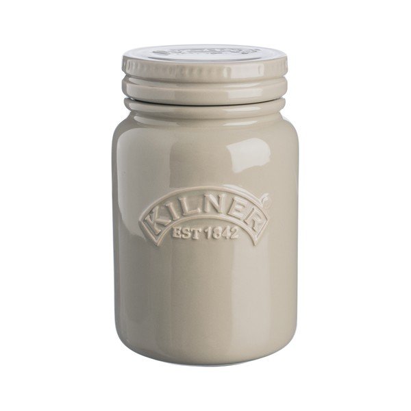 Recipient ceramică Kilner Cream, 0,6 L-image-1