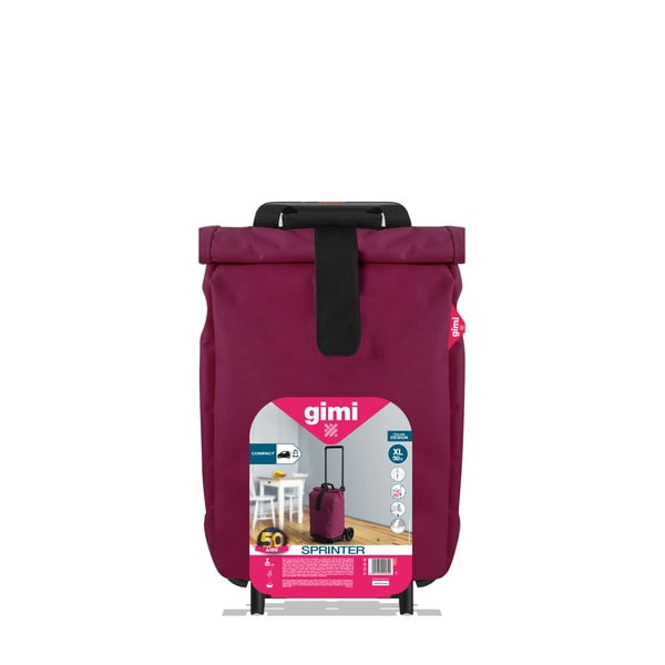 Cărucior de cumpărături Vileda Gimi, 50 l, violet-image-3