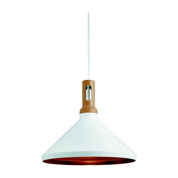 Lampă plafon Searchlight Cone albă
