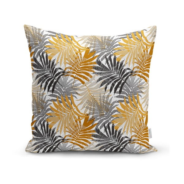 Set 4 fețe de pernă decorative Minimalist Cushion Covers Autumn Leaves, 45 x 45 cm-image-4