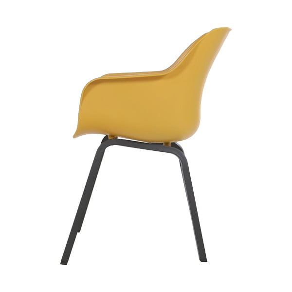 Set 2 scaune de grădină Hartman Sophie, galben muștar-image-2