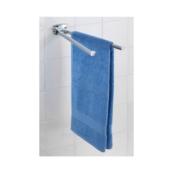 Suport de perete pentru prosoape Wenko Basic 2 Arms, oțel inoxidabil-image-1