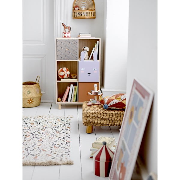 Bibliotecă de copii în culoare naturală din lemn de paulownia 55x89,5 cm Calle – Bloomingville Mini-image-1