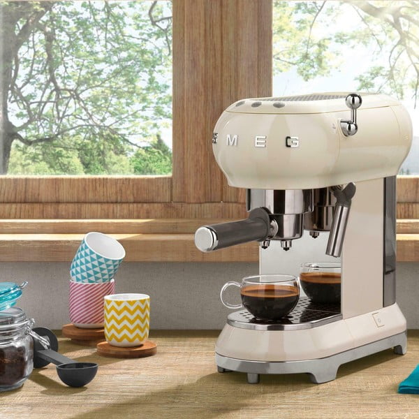 Espressor Smeg, crem - alb-image-1