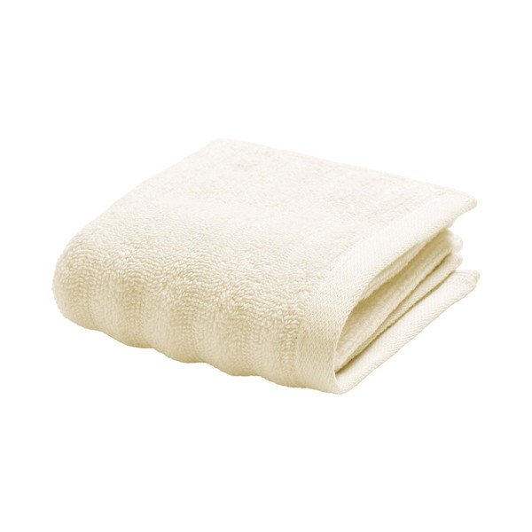 Prosop crem din bumbac din frotir 30x50 cm Maya – douceur d'intérieur