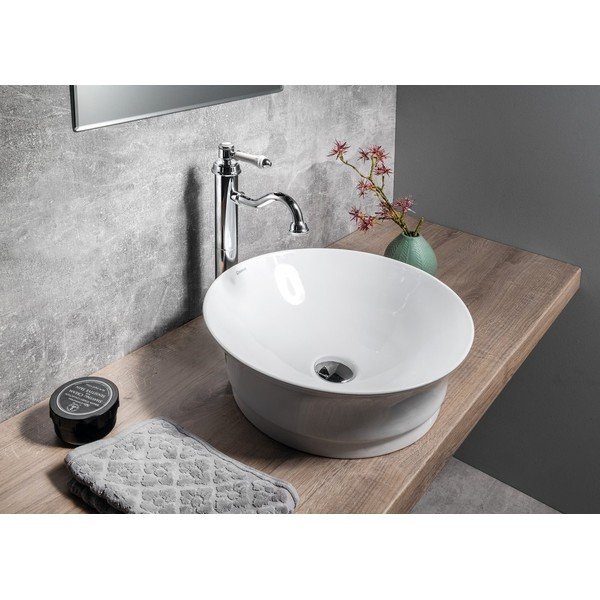 Baterie argintiu-lucios pentru chiuvetă înaltă Vienna – Sapho-image-1