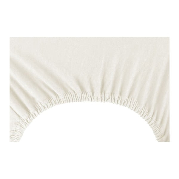 Cearșaf de pat cu elastic DecoKing Nephrite, 220-240 cm, crem-image-3
