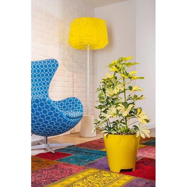 Ghiveci Plastia Luna Honey, ø 30 cm, verde măsliniu-image-1