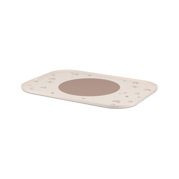 Suport de farfurie pentru copii din plastic/din silicon 28x40 cm Sunshine & Rainbow – Mepal-image-2