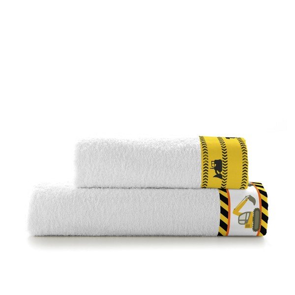 Set prosoape de mâini și corp din bumbac pentru copii Mr. Fox Machinery-image-2