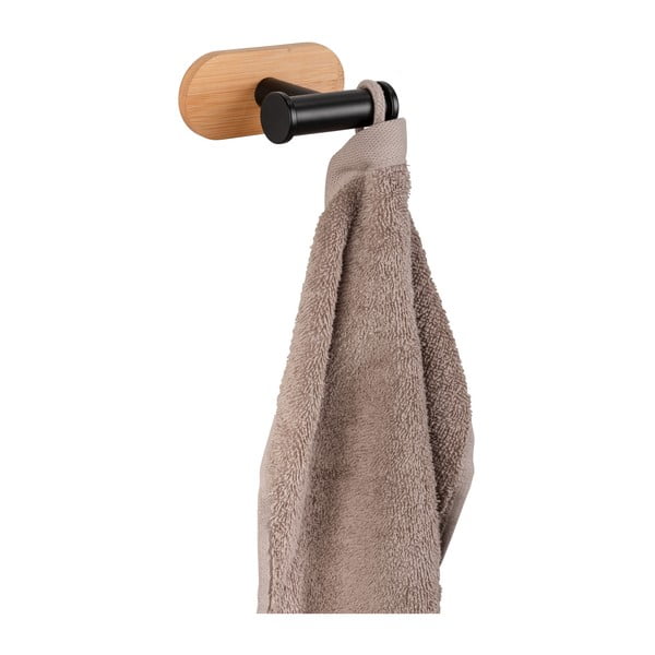 Cuier de perete Wenko Orea, negru-natural-image-1