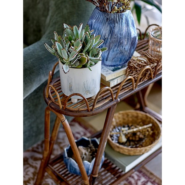 Vază albastră din sticlă Leyla – Bloomingville-image-1