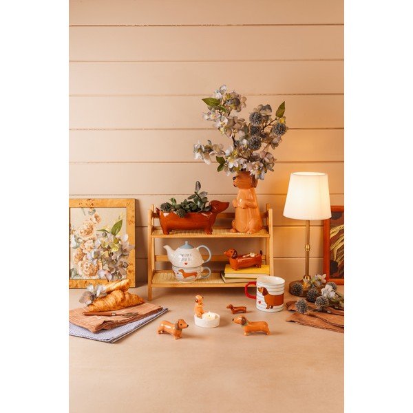 Ghiveci decorativ din ceramică Sausage Dog – Sass & Belle-image-2