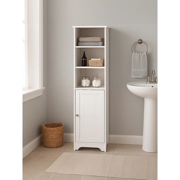 Dulap alb 40x160x38 cm Portern – Premier Housewares-image-2