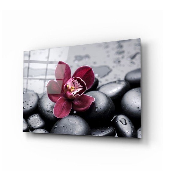 Tablou din sticlă Insigne Lily