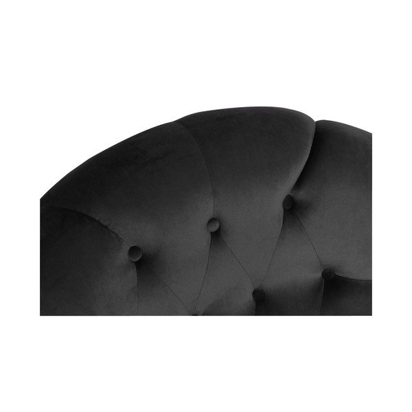 Fotoliu Max Winzer Camilla Velor, negru-image-2