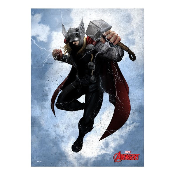 Poster Marvel Dark Edition - Thor