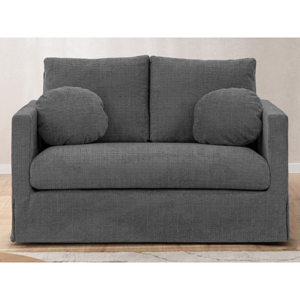 Canapea gri închis 140 cm Paphos – Ropez-image-3