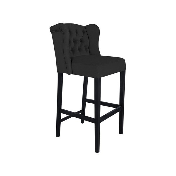 Scaun bar Micadoni Home Coro, negru-image-4