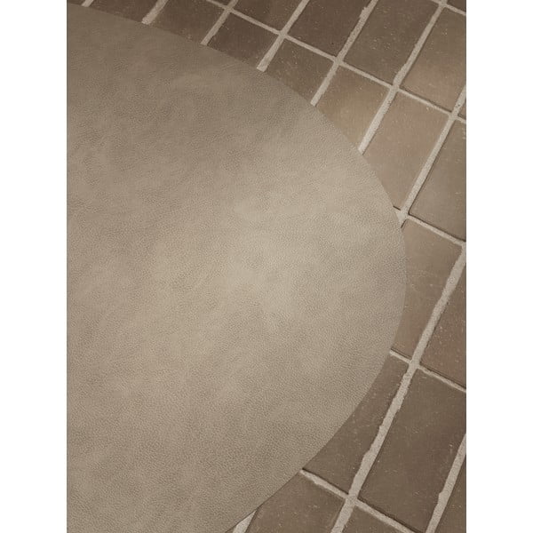 Covor din piele grej Circle XXXL Bull – LIND DNA-image-2