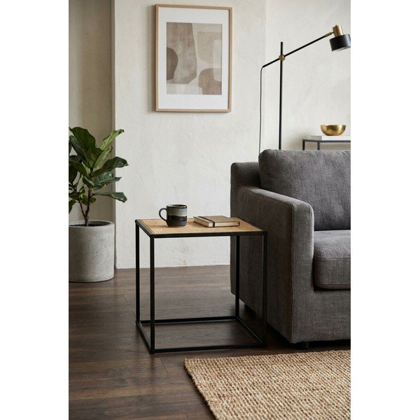 Măsuță auxiliară din ratan 44x44 cm Depok – Premier Housewares-image-1