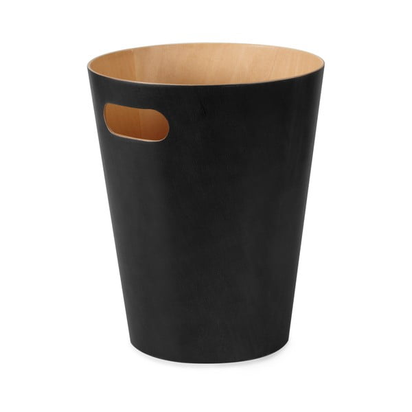 Coș de gunoi Umbra Woodrow, 7,5 l, negru-image-4