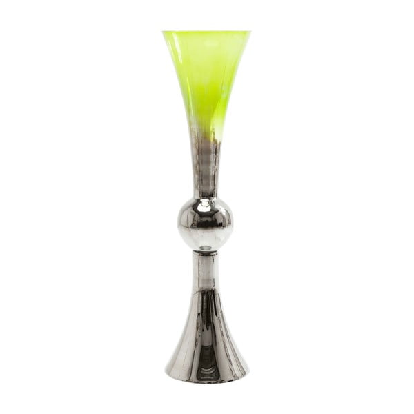 Vază din sticlă Kare Design Melange, înălțime 90 cm, verde
