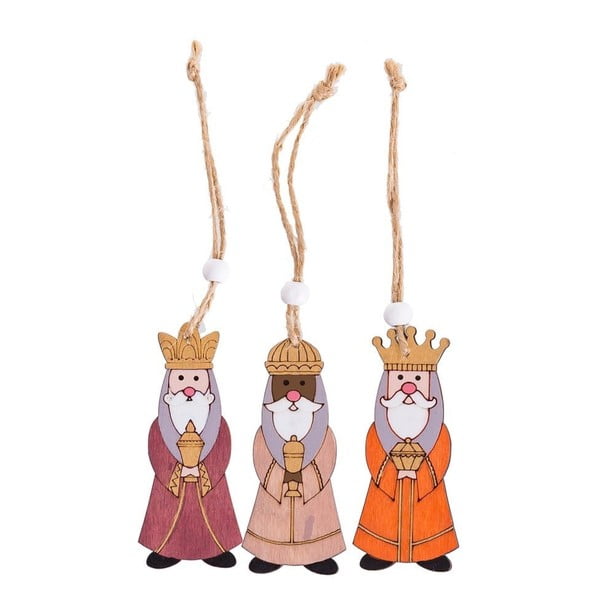 Ornamente de Crăciun  3 buc. Three Kings – Casa Selección