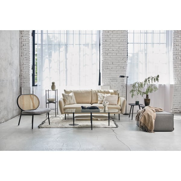 Canapea Cosmopolitan Design Vienna, 160 cm, bej-image-4