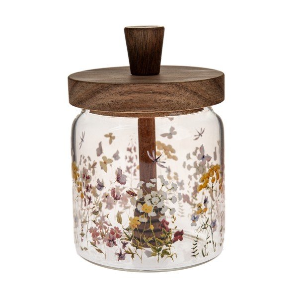 Recipient din sticlă pentru miere Flowers – Dakls
