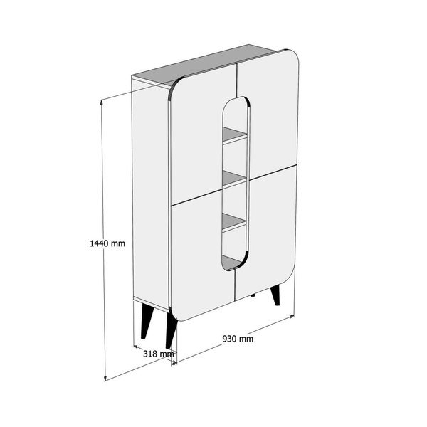 Dulap multifuncțional cu raft Mine-image-2