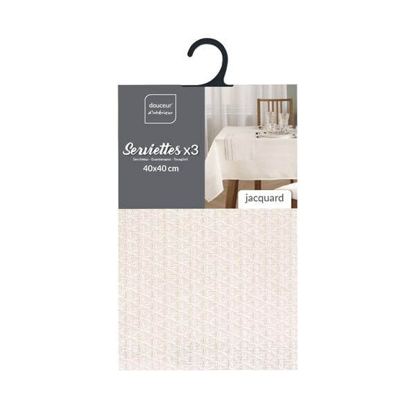 Șervețele 3 buc. 40x40 cm Stella – douceur d'intérieur-image-1