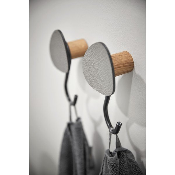 Cârlig gri de montat pe perete din oțel Dot S Bull – LIND DNA-image-1