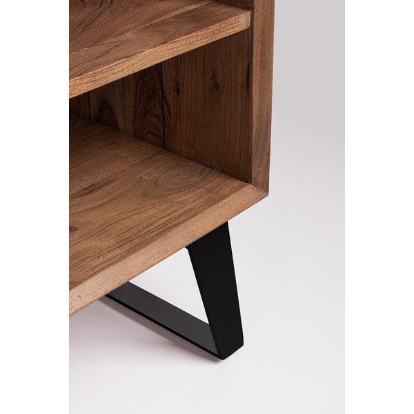 Comodă TV în culoare naturală din lemn de acacia 145x60x40 cm Isar – Bizzotto-image-4