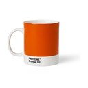 Cană portocalie din porțelan 375 ml Orange 021 – Pantone